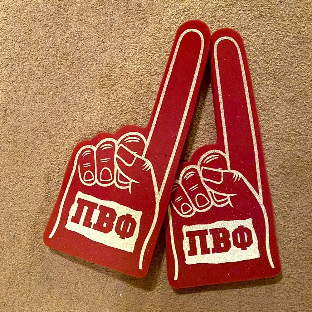 Pi beta phi foam fingers